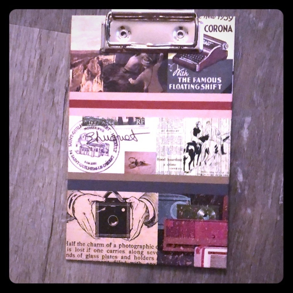 Mini Old fashion design clipboard!